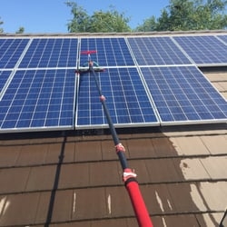 solar panel cleaning in green valley